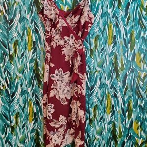 Lulu's Womens Floral Midi Dress M